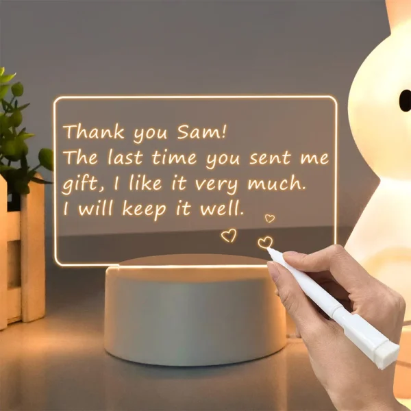 Rewritable Night Light !